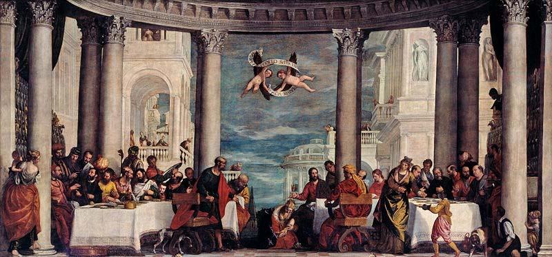 Paolo Veronese The Feast in the House of Simon the Pharisee oil painting picture